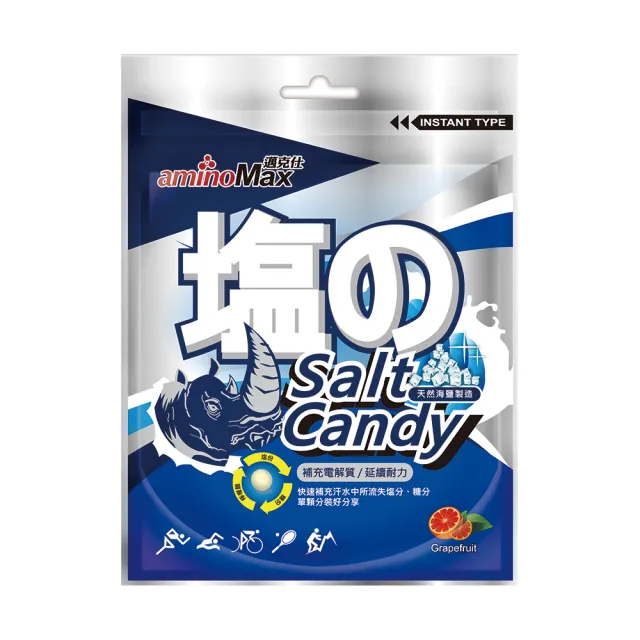 【aminoMax 邁克仕】Salt Candy 海鹽軟糖 5入/組(鹽糖)