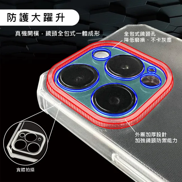 【RedMoon】APPLE iPhone15 Plus 6.7吋 手機殼貼2件組 鏡頭全包式魔方殼-9H防窺保貼(i15Plus/i15+)