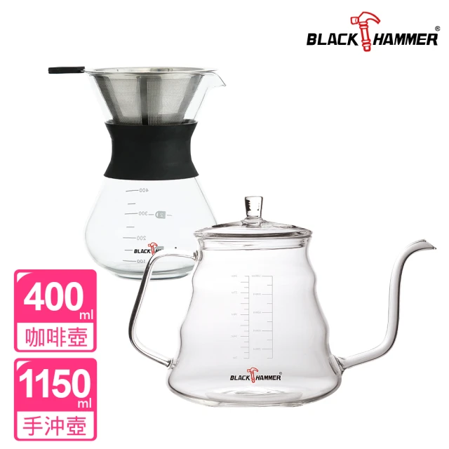 HARIO V60白色02磁石濾杯咖啡壺組(附2包濾紙) 推