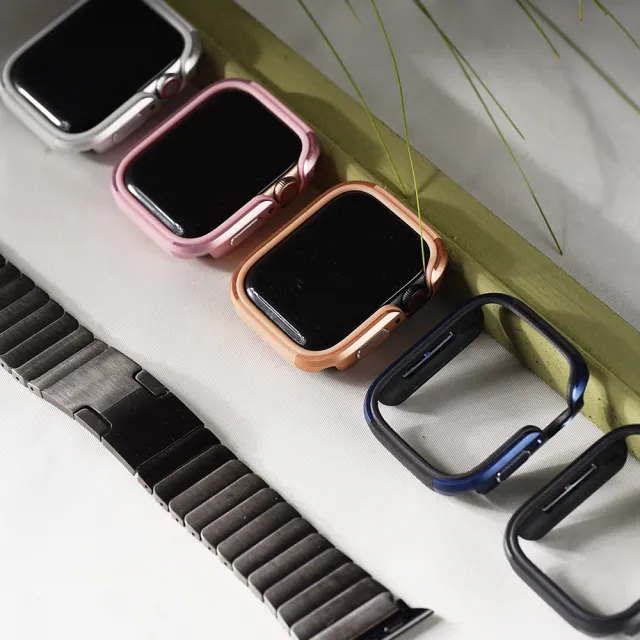 【ALL TIME 完全計時】Apple Watch S7/6/SE/5/4 42mm  鎧甲風格防撞手錶保護殼