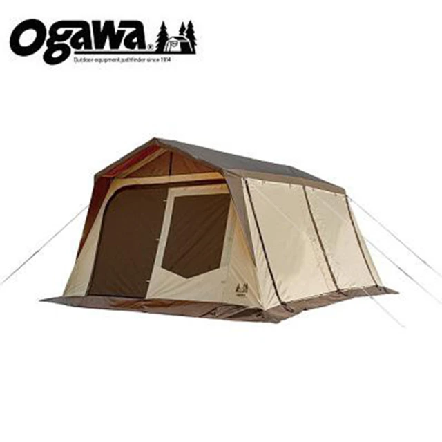 【OGAWA】Lodge Shelter II 沙棕 多功能屋型 客廳帳 OGAWA-3398(OGAWA-3398)