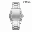 【FOSSIL 官方旗艦館】Machine 無畏自信鏤空機械手錶 銀色不鏽鋼錶帶 45MM ME3252