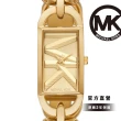 【Michael Kors 官方直營】Mk Empire 浮誇金耀LOGO女錶 金色不鏽鋼錶帶 手錶 30MM MK7406