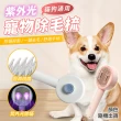 【Imakara】USB紫外線寵物專用梳毛除毛刷(型錄用)