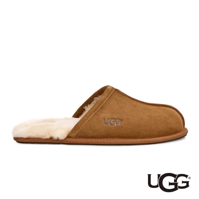 【UGG】男鞋/穆勒鞋/毛毛拖/懶人鞋/Scuff(栗子棕-UG1101111CHE)