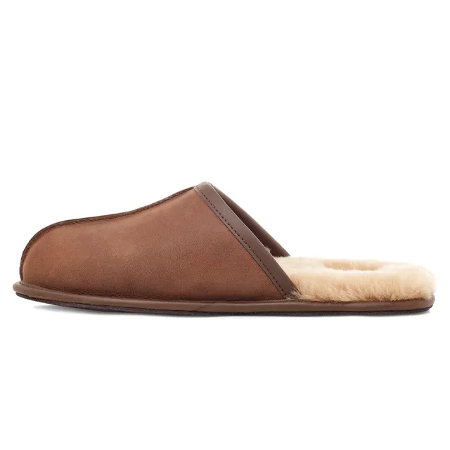 【UGG】男鞋/穆勒鞋/毛毛拖/懶人鞋/Scuff(褐色-UG1108192TAN)