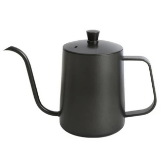 304不鏽鋼手沖壺350ml 黑色(手沖咖啡 咖啡壺)