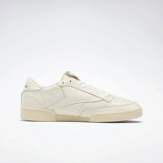 【REEBOK】Club C 85 Vintage 男 休閒鞋 經典 復古 網球風 舒適 米 綠(100000317)