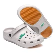 【母子鱷魚】-官方直營-絕對百搭兩穿式洞洞鞋-灰(男女款)