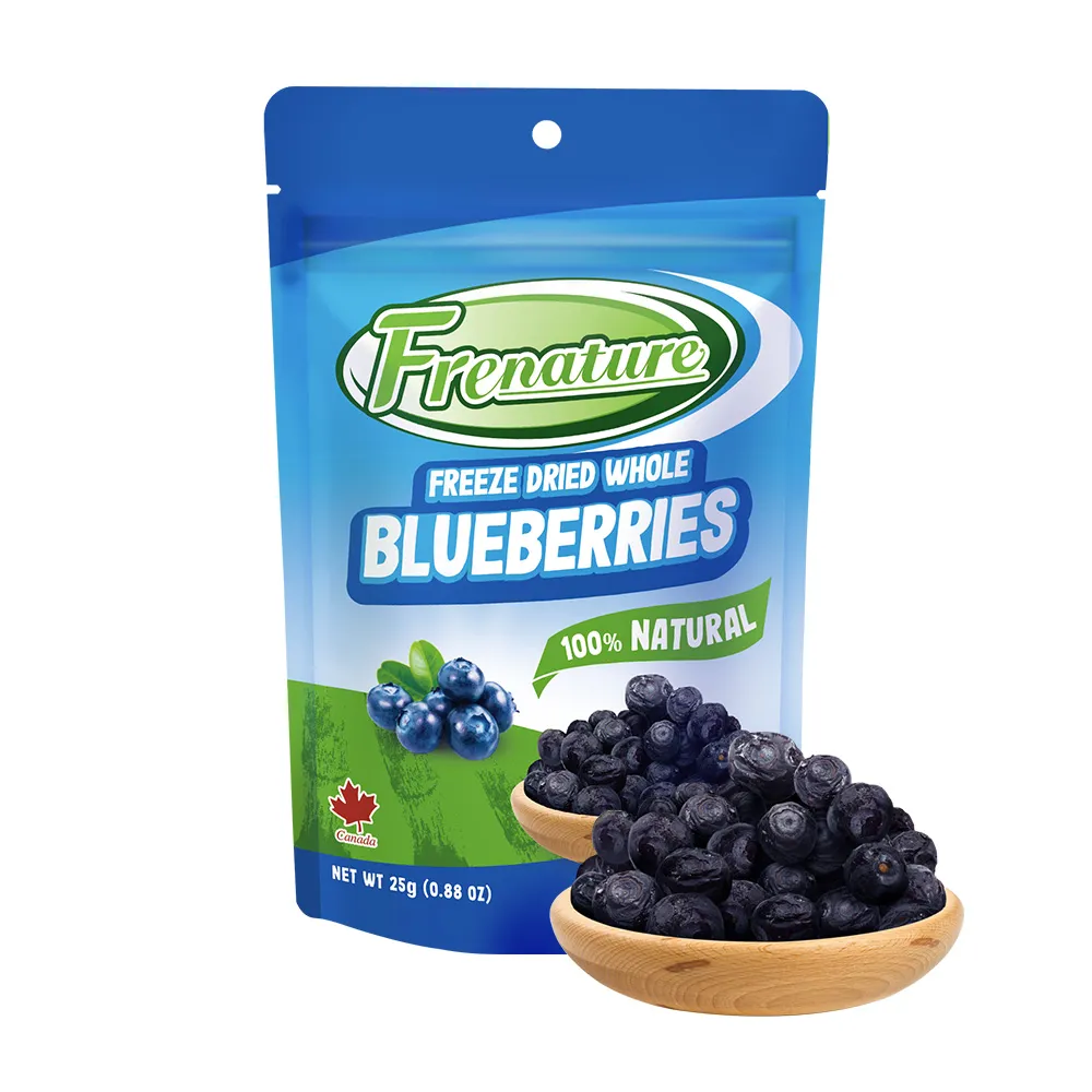 【Frenature富紐翠】加拿大 藍莓凍乾 x 6包(25公克 袋裝)