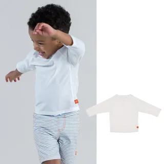 【德國Lassig】嬰幼兒抗UV長袖泳裝上衣-純白(12個月-36個月)