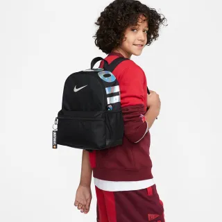 【NIKE 耐吉】後背包 運動包 書包 旅行包 童包 Y NK BRSLA JDI MINI BKPK 黑 DR6091-017