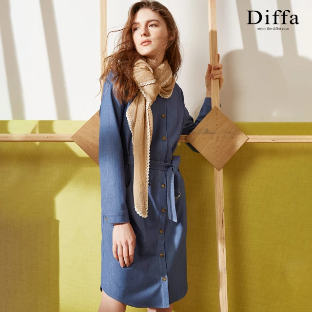 Diffa 精緻美型修身洋裝-女