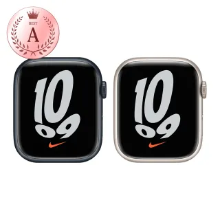 【Apple 蘋果】A 級福利品 Apple Watch S7 Nike GPS 41mm 鋁金屬錶殼(副廠配件/錶帶顏色隨機)