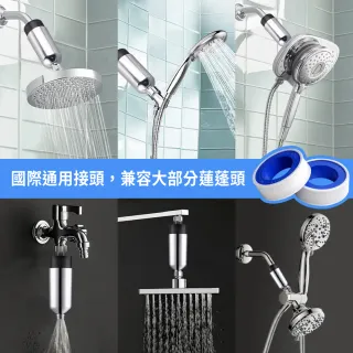 【ELEPRAY】純萃膠囊沐浴過濾器 活性碳淨化加強型(沐浴過濾器 前置過濾器 淋浴過濾器 蓮蓬頭濾水器)