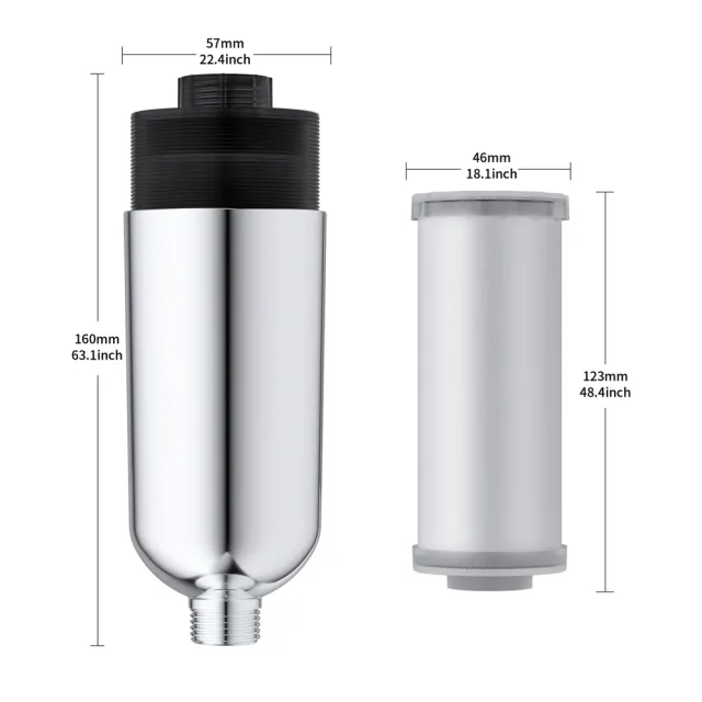 【ELEPRAY】純萃膠囊沐浴過濾器 活性碳淨化加強型(沐浴過濾器 前置過濾器 淋浴過濾器 蓮蓬頭濾水器)