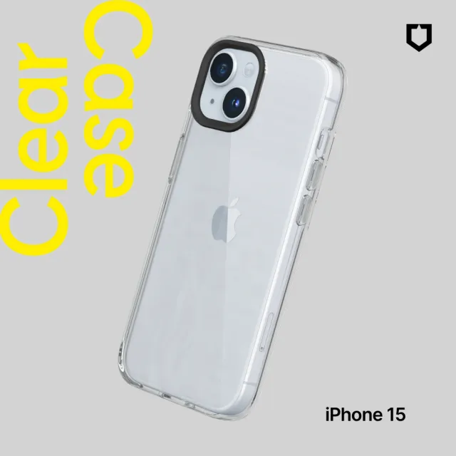 【RHINOSHIELD 犀牛盾】iPhone 15/15 Plus/15 Pro/15 Pro Max Clear透明防摔手機殼(抗黃終生保固)