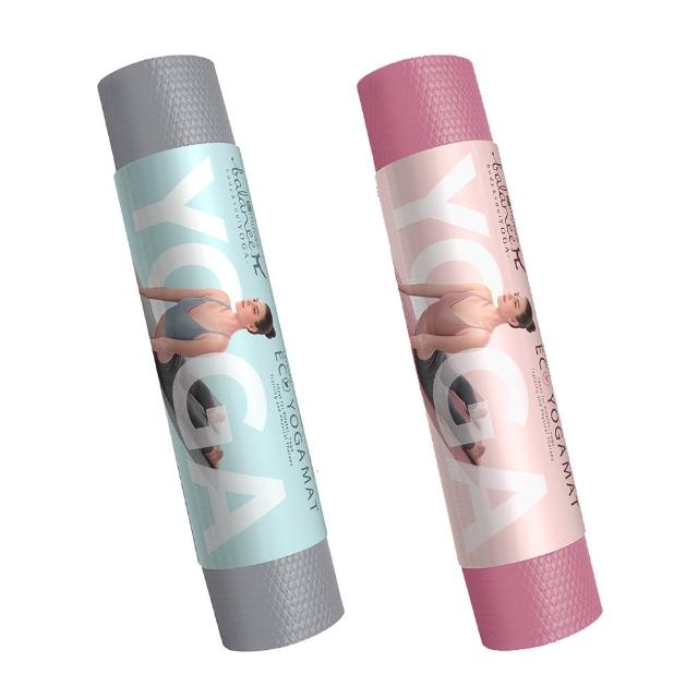 【muva 官方直營】環保PER定位線瑜珈墊(6mm/定位/止滑/台灣製)