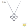 【彩糖鑽工坊】GIA 鑽石 30分 D成色 鑽石項鍊 幸運草項鍊(EX車工 鑽石)