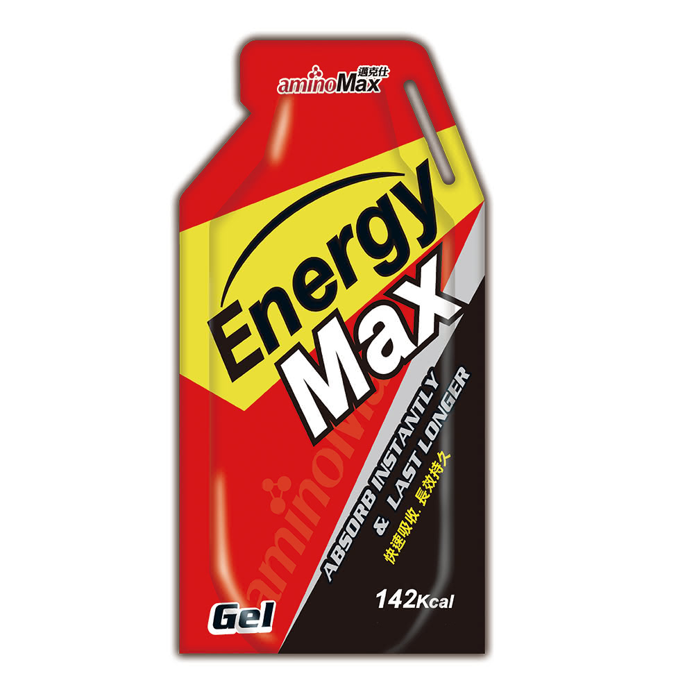 【AminoMax 邁克仕】EnergyMax戰立持久型能量包energy gel-巧克力風味 32ml*10包(能量包)