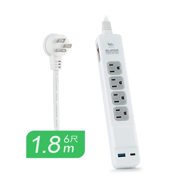【RONEVER】ZPR-025-1 USB 20W充電延長線(6尺)