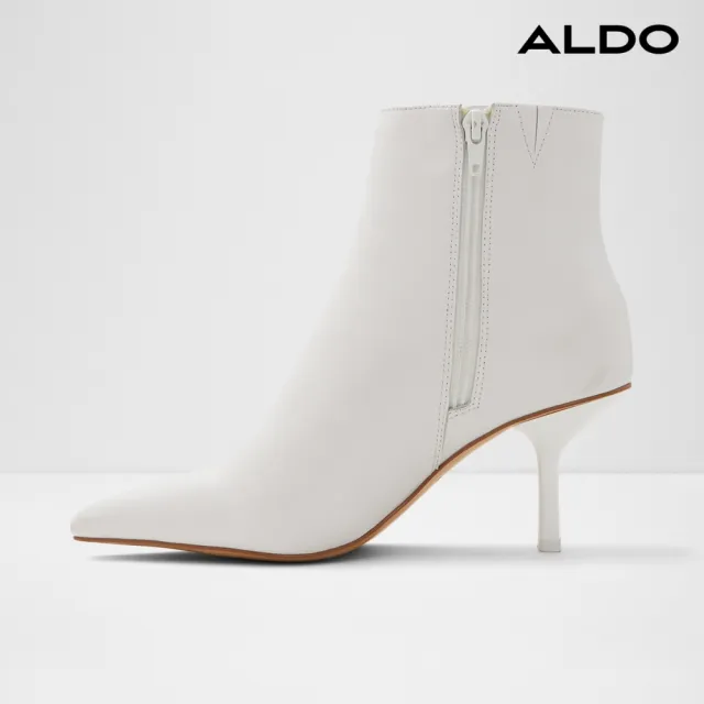 【ALDO】CIRON-性感尖頭瘦瘦靴-女靴(白色)