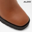 【ALDO】LARAH-百搭復古中筒靴-女靴(棕色)