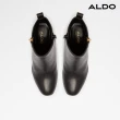 【ALDO】NOEMIEFLEX-時尚氣質皮革中跟短靴-女靴(黑色)