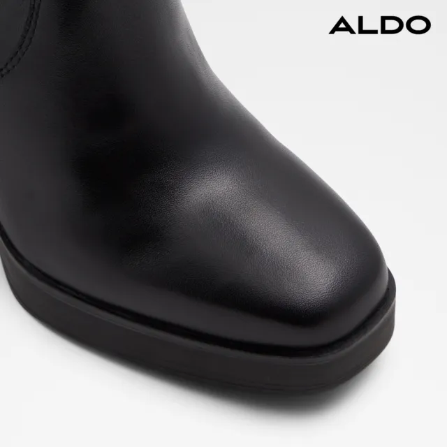 【ALDO】EQUINE-嚴選俐落極簡時尚長靴-女靴(黑色)