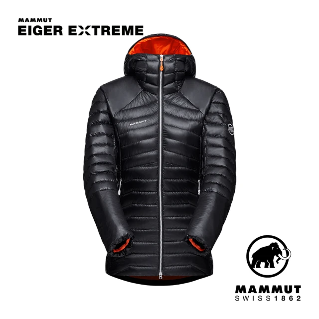 Mammut 長毛象 Eigerjoch Advanced IN Hooded W 極限艾格防潑水羽絨連帽外套 黑色 女款 #1013-01670