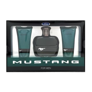 【FORD MUSTANG 福特野馬】美式傳奇綠鑽男性淡香水禮盒(專櫃公司貨)
