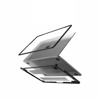 【SwitchEasy 魚骨牌】MacBook Air 15吋 Defender 透明筆電保護殼(支援 2024 M3 晶片)