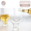 【韓國SSUEIM】微笑款玻璃啤酒杯6件組(450ml)