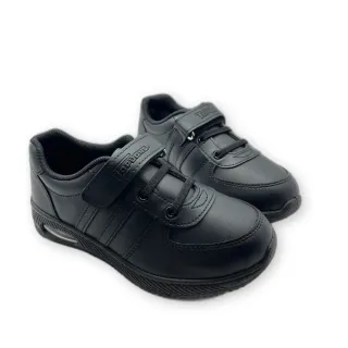 【樂樂童鞋】台灣製氣墊運動休閒鞋-黑色(女童鞋 男童鞋 運動鞋 休閒)