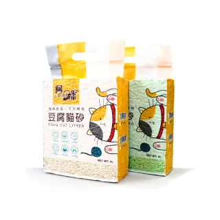 【A-mi 阿咪】天然環保豆腐砂6L(貓砂 豆腐砂 礦砂)
