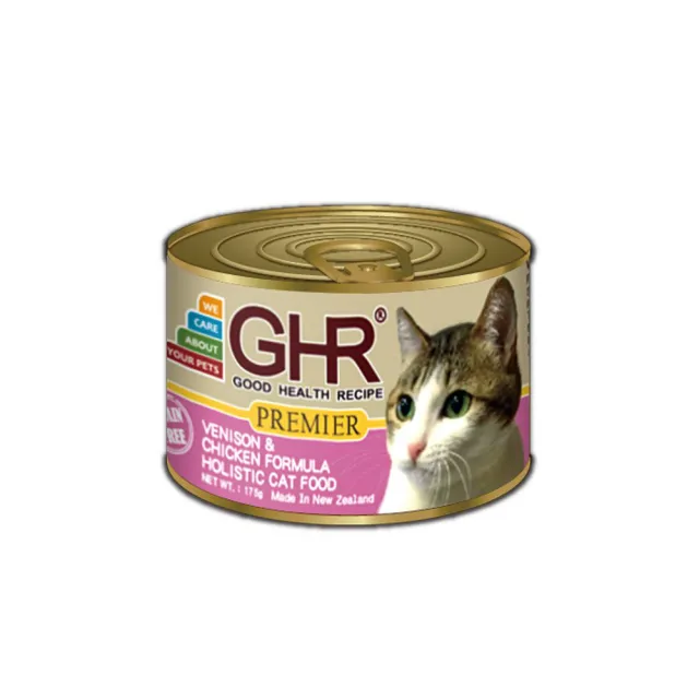 【GHR 健康主義】貓用無穀主食罐 175g*12罐組(貓主食罐、貓罐 全齡貓)