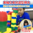 【Playful Toys 頑玩具】台灣製造-四方桶裝積木168片(ST安全玩具 STEAM玩具 大顆粒積木 創意拼裝 兒童禮物)