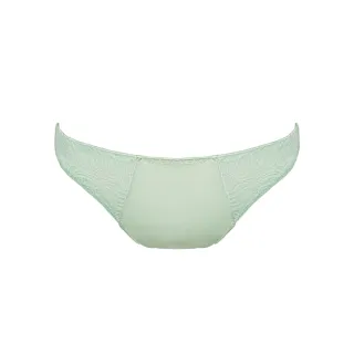 【瑪登瑪朵】無鋼圈 低腰三角蕾絲內褲 M-XXL(湖綠)