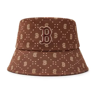【MLB】漁夫帽 MONOGRAM系列 波士頓紅襪隊(3AHTM063N-43BRD)