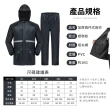 【Jo Go Wu】加厚兩件式雨衣-升級款(摩托車雨衣/雙層雨衣/輕便雨衣/兩件式雨衣/反光雨衣/雨衣/雨褲)