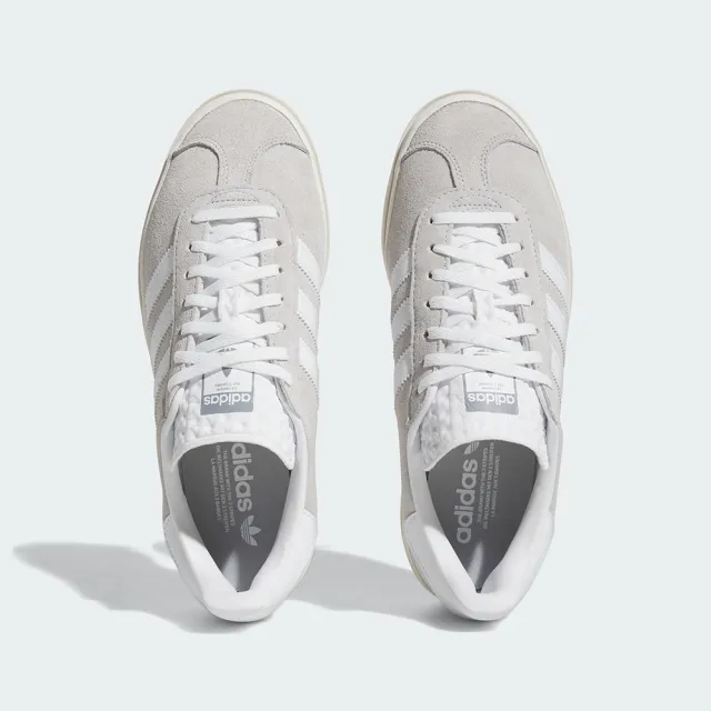 【adidas 愛迪達】GAZELLE BOLD 運動休閒鞋(HQ6893 ORIGINALS 休閒鞋 灰)