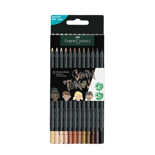【Faber-Castell】12色極軟色鉛筆-膚系 116414  聖誕禮物