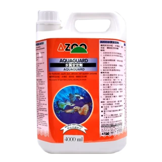 【AZOO】水質安定劑4000ml 水質穩定劑 /含特殊有機質保護魚體黏膜(淡、海水、水草魚缸使用4L)