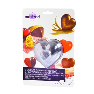 【法國mastrad】心型烘焙模具三入組