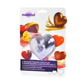 【法國mastrad】心型烘焙模具三入組