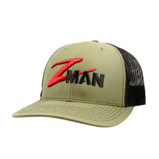 【RONIN 獵漁人】Z-MAN 網眼卡車帽(卡車帽 釣魚帽 防曬帽 網眼帽 LOGO帽 老帽 鴨舌帽)