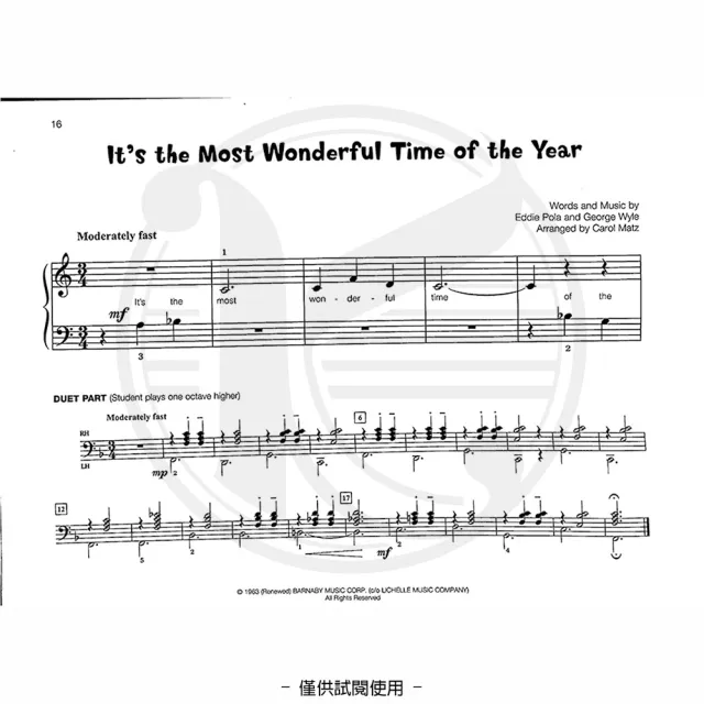 【Kaiyi Music 凱翊音樂】著名的流行聖誕鋼琴歌曲 第1冊