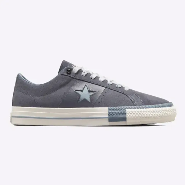 【CONVERSE】ONE STAR PRO OX 低筒 休閒鞋 男鞋 女鞋 灰藍色(A07972C)