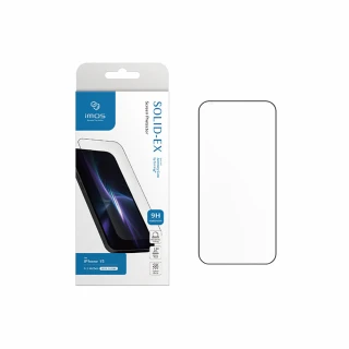 【iMos】iPhone 15 6.1吋 2.5D點膠高透 超細黑邊康寧玻璃螢幕保護貼(官方品牌館)