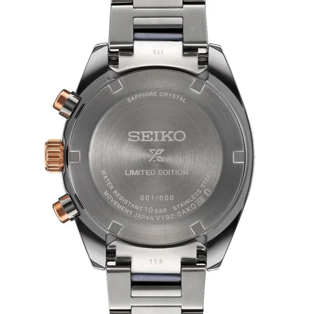 【SEIKO 精工】PROSPEX SPEEDTIMER 極速領先台灣限量三眼太陽能計時錶-39mm雙11限定(V192-0AK0B SSC925P1)